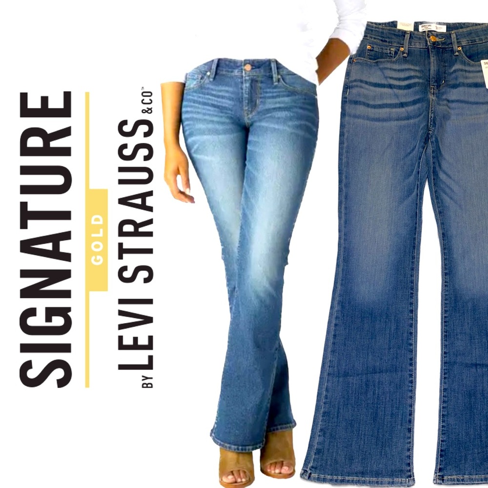 Levi Strauss Gold Label Women's Totally Shaping Bootcut Jeans slimming tummy